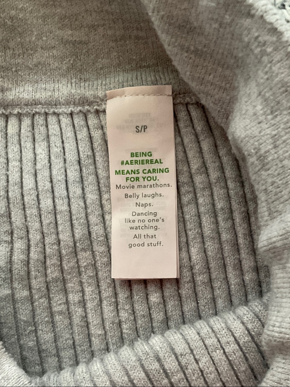 aerie Ribbed Wide-Leg Knit Pants in Gray - Picture 11 of 13